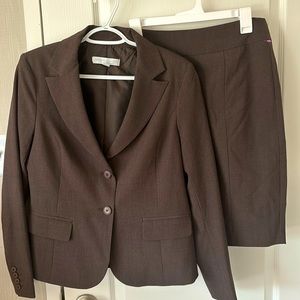 Blazer & knee length skirt set